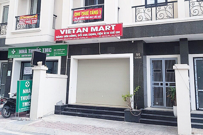 Cho thuê Shophouse 55m2 x2 tầng Mipec city view Kiến Hưng, Hà Đông