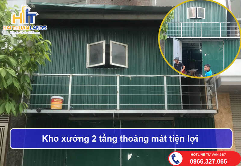 Cho thuê kho xưởng 2 tầng thoáng mát