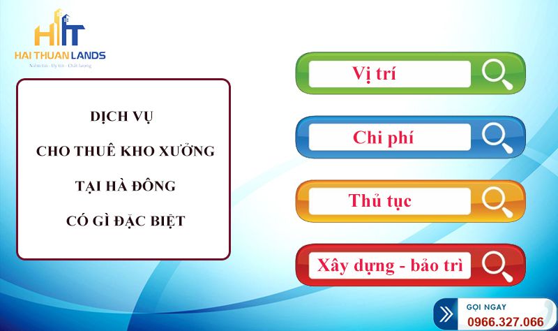 Dịch vụ cho thuê kho xưởng Hà Đông