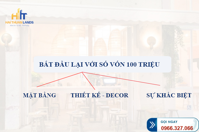 Bắt đầu lại với số vốn 100 triệu