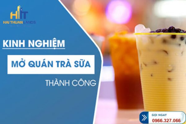 Kinh nghiệm khởi nghiệp quán trả sữa vỉa hè