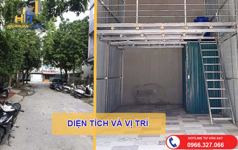 Diện tích và vị trí kho xưởng