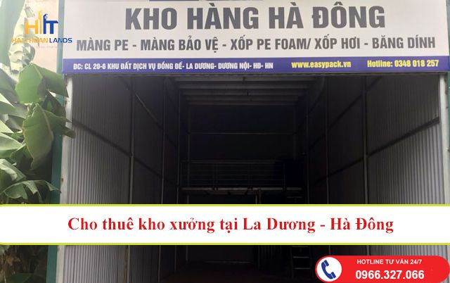 Cho thuê kho xưởng tại La Dương - Hà Đông