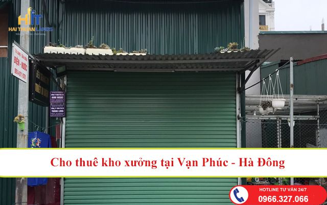 Cho thuê kho xưởng tại Hà Đông khu vực Vạn Phúc