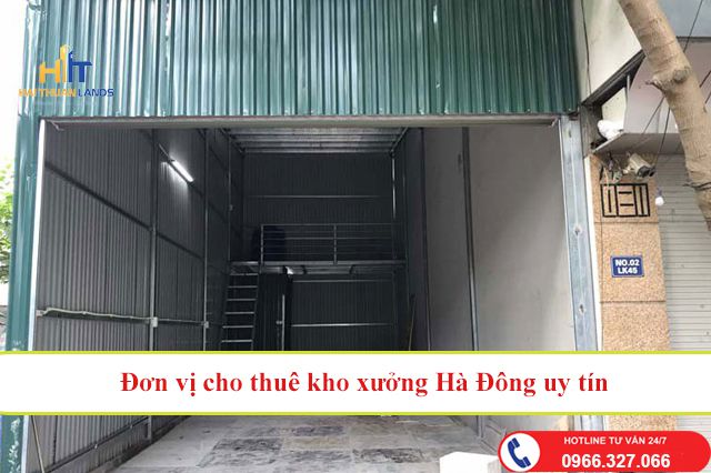 Cho thuê kho xưởng tại Hà Đông uy tín