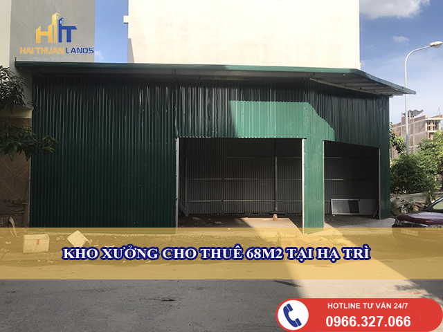 Cho thuê kho xưởng 68m2 tại Hà Trì