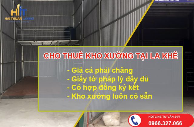 Dịch vụ cho thuê kho xưởng tại La Khê