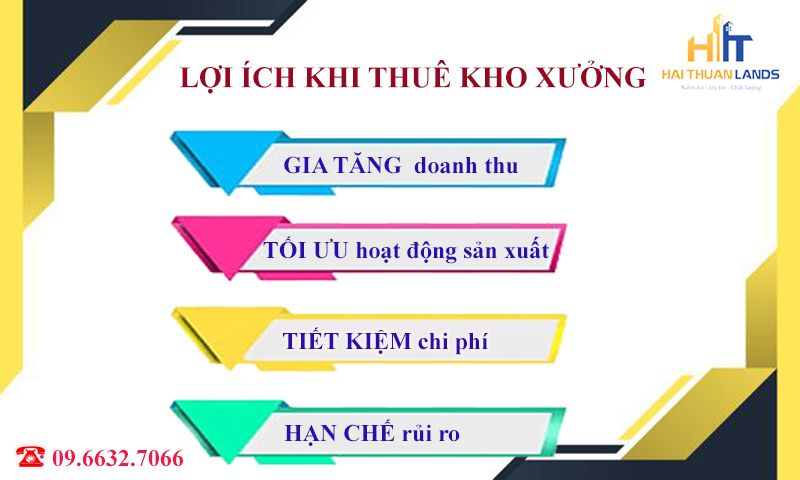 Lợi ích khi thuê kho xưởng 