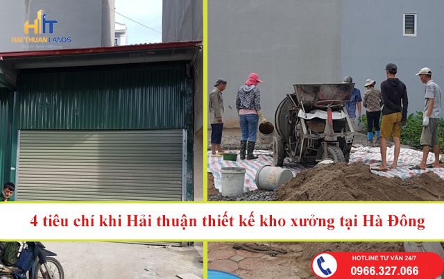 Tiêu chí khi xây dựng kho xưởng