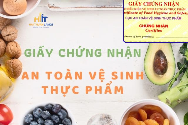 Chứng nhận an toàn vệ sinh thực phẩm