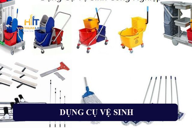 Dụng cụ vệ sinh công nghiệp dành cho nhà xưởng