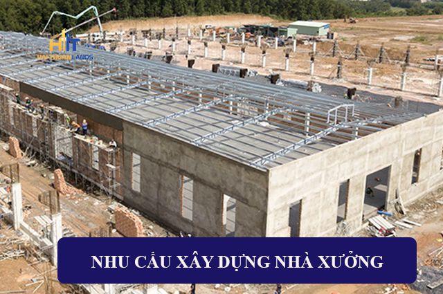 Xây dựng nhà xưởng xu hướng ngày càng tăng
