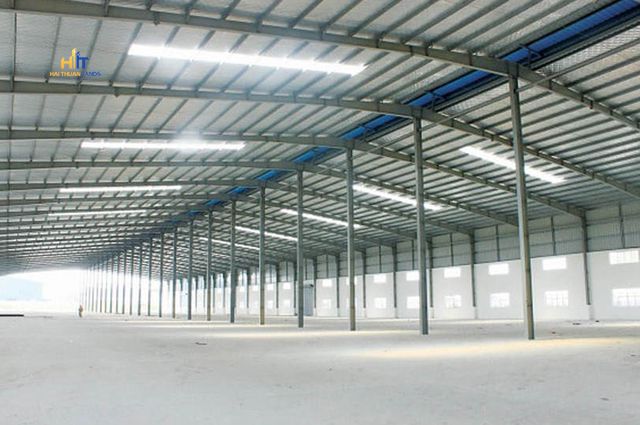 Mẫu nhà xưởng tiền chế với quy mô lớn