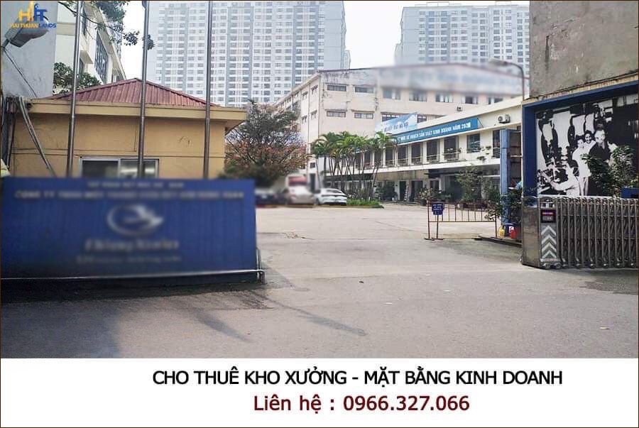 Cho thuê mặt bằng – kho xưởng 8100m2 – 3 tầng