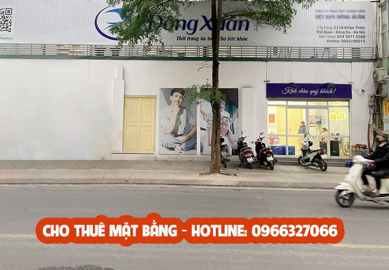 Cho thuê mặt bằng diện tích 385m2 tại Khâm Thiên